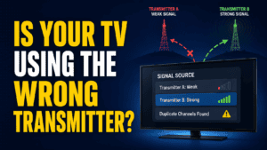 TV wrong transmitter